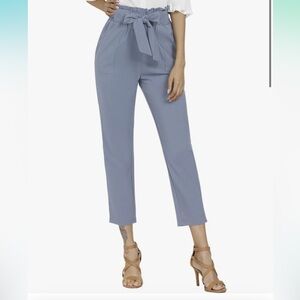 Blueish Grey Freeprance Paper Bag Pants